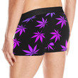 Purple Daze Cannabis Leaf Pattern Men's Boxer Brief