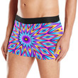 Star Expansion Moving Optical Illusion Men's Boxer Brief