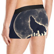Wolf Moon Dark Night Mystery Men's Boxer Brief