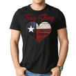 Texas Strong Heart Shirt Trending Guys Tee Unisex T-shirt