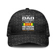 I'm Dad A Grandpa And A Vietnam Veteran Printed Baseball Cap Hat