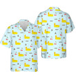 Duck And Cherry Pattern 3D Hawaiian Shirt