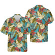 Jungle At Night Pattern Colorufl 3D Hawaiian Shirt