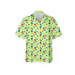 Fruit Pattern On Baby Green Background 3D Hawaiian Shirt