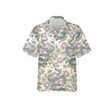 Water Snake And Pink Lotus Yellow Theme All Over Print 3D Hawaiian Shirt