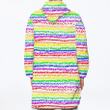 LGBT Pride Grunge Stroke Crayon Pencil Of Pastel Chalk Pattern Unisex Sherpa Fleece Hoodie Blanket