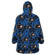 Philadelphia Flyers Black Dark Blue Hibiscus Black Background 3D Printed Snug Hoodie