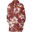 Atlanta Braves Bisque Hibiscus Brown Pattern 3D Printed Snug Hoodie
