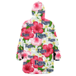 Tampa Bay Rays White Porcelain Flower Pink Hibiscus White Background 3D Printed Snug Hoodie