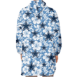 Dallas Cowboys White Hibiscus Light Blue Texture Background 3D Printed Snug Hoodie
