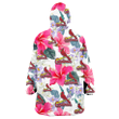 St. Louis Cardinals Pink Hibiscus White Orchid White Background 3D Printed Snug Hoodie