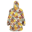 St. Louis Cardinals Brown Yellow Hibiscus White Background 3D Printed Snug Hoodie