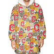 Cleveland Indians Brown Yellow Hibiscus White Background 3D Printed Snug Hoodie