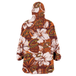 Cleveland Cavaliers Bisque Hibiscus Brown Pattern 3D Printed Snug Hoodie