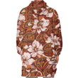 Cleveland Cavaliers Bisque Hibiscus Brown Pattern 3D Printed Snug Hoodie