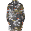 Denver Broncos Gray Sketch Hibiscus Yellow Palm Leaf Black Background 3D Printed Snug Hoodie