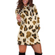 Leopard Cheetah And Tiger Skin Y2K Pattern Hoodie Dress 3D