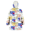 New York Rangers Sketch Red Yellow Coconut Tree White Background 3D Printed Snug Hoodie