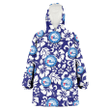 Philadelphia 76ers White Hibiscus Pattern Slate Blue Background 3D Printed Snug Hoodie