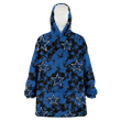 Dallas Cowboys Black Dark Blue Hibiscus Black Background 3D Printed Snug Hoodie