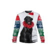 Labrador Dog Christmas In White And Red Blue Green Sweatshirt