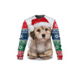 Havanese Christmas In White And Red Blue Green Sweatshirt