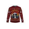 Bernese Mountain Best Dog Mom Ever Christmas Pattern In Red Sweatshirt