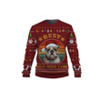 Bulldog Best Dog Mom Ever Christmas Pattern In Red Sweatshirt