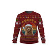 Toy Poodle Best Dog Mom Ever Christmas Pattern In Red Sweatshirt