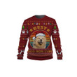 Chow Chow Best Dog Mom Ever Christmas Pattern In Red Sweatshirt