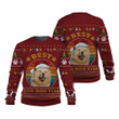 Chow Chow Best Dog Mom Ever Christmas Pattern In Red Sweatshirt