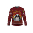 Japanese Chin Best Dog Mom Ever Christmas Pattern In Red Sweatshirt