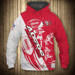San Francisco 49Ers Hoodie Cartoon Player Custom Sweatshirt - NFL