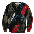 Carolina Panthers Sweatshirt Sport Style Keep Go on- NFL