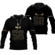 Buffalo Bills Matt Milano #58 Great Player NFL Black Golden Edition Vapor Limited Jersey Style Gift For Bills Fans Hoodie