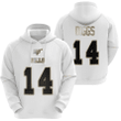 Buffalo Bills Stefon Diggs #14 NFL White 100th Season Golden Edition Jersey Style Gift For Bills Fans Hoodie