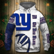 New York Giants Hoodie Graphic Balls Sweatshirt Pullover - NFL