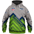 Seattle Seahawks Hoodie Long Sweatshirt Pullover - NFL