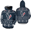 Houston Texans NFL Ugly Sweatshirt Christmas 3D Hoodie