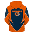 New Design NFL Football Chicago Bears 3D Hoodie Sweatshirt Custom Jacket Pullover