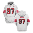 NFL SAN FRANCISCO 49ERS Bosa 97 white hoodie and T-shirt