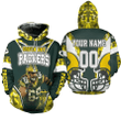 David Bakhtiari 69 Green Bay Packers Nfc North Champions Super Bowl 2021 Personalized Hoodie