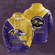 Sports Team Baltimore Ravens Nfl No1038 Hoodie 3D