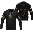 Los Angeles Rams Aaron Donald #99 NFL Great Player Black Golden Edition Vapor Limited Jersey Style Gift For Rams Fans Hoodie
