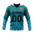 Jacksonville Jaguars Logo Sport Ombre Print 3D Hoodie