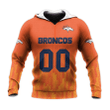 Denver Broncos Hoodie Logo Sport Ombre - NFL