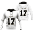 Buffalo Bills Josh Allen #17 NFL White 100th Season Golden Edition Jersey Style Gift For Bills Fans Hoodie