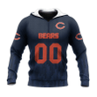 Chicago Bears Hoodie Logo Sport Ombre - NFL