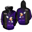 NFL Baltimore Ravens Mickey Mouse 3d Hoodie New Full All Over Print K1316 TNT-03410-AUH