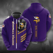 Minnesota Vikings Hoodies 3 Lines Graphic Gift For Fans - NFL